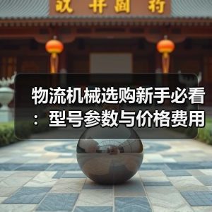 物流机械选购新手必看：型号参数与价格费用对比分析