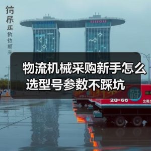 物流机械采购新手怎么选型号参数不踩坑